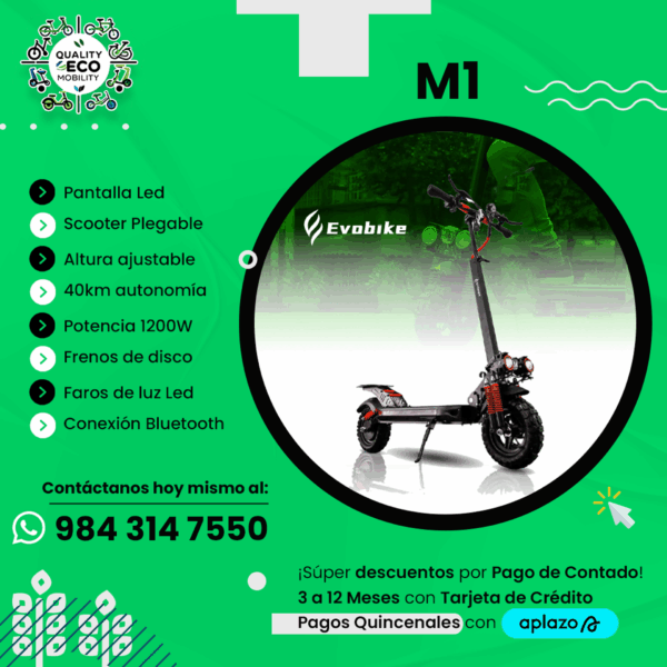 M1 Scooter Eléctrico M1