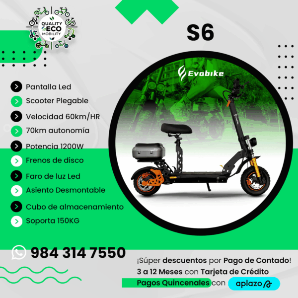 S6 Scooter eléctrico S6